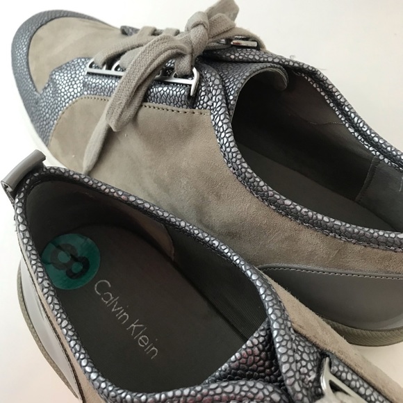 Calvin Klein Suede Sneakers - Picture 5 of 7